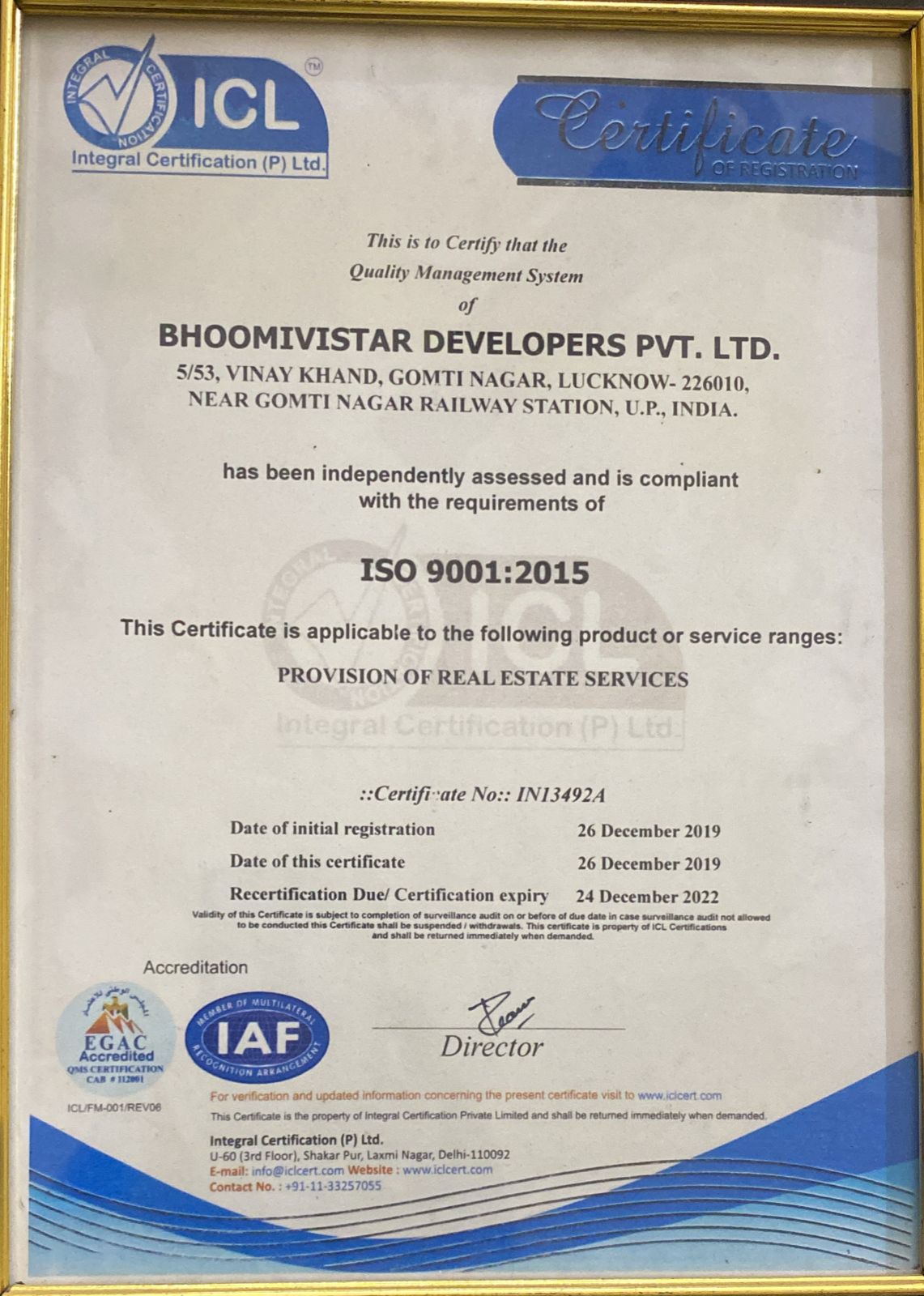 ISO Certification